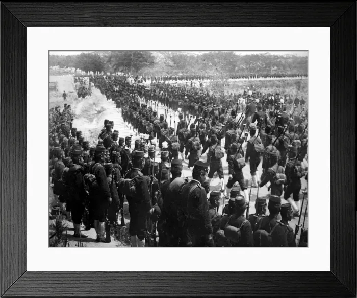 Framed Print : Japanese troops, Korea, 1900 Framed Print : Japanese troops, Korea, 1900