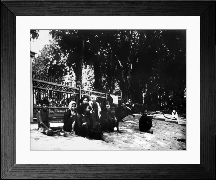 Framed Print : Street scene, Saigon, 1900 Framed Print : Street scene, Saigon, 1900