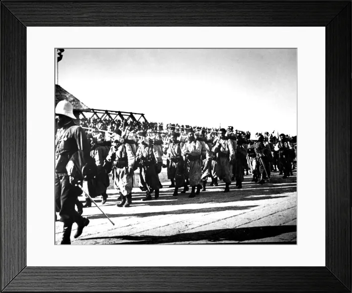 Framed Print : French troops, Tientsin, China, 1900 Framed Print : French troops, Tientsin, China, 1900