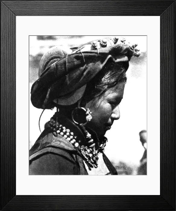 Framed Print : Tibetan woman, 1938 Framed Print : Tibetan woman, 1938