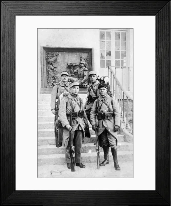 Framed Print : French Foreign Legionnaires, Algeria, c1910 Framed Print : French Foreign Legionnaires, Algeria, c1910