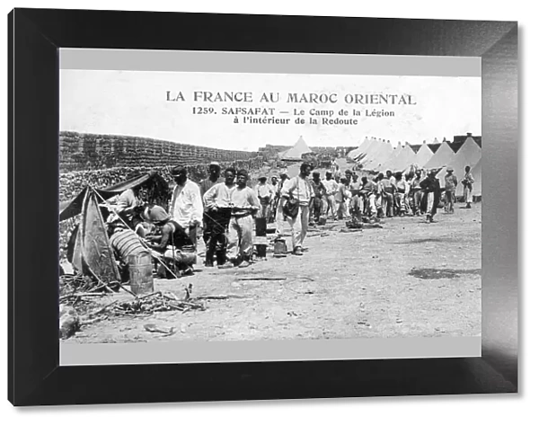 French Foreign Legion in Safsafat, eastern Morocco, 20th century