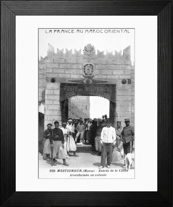 Framed Print : French Foreign Legion, Mestigmeur, eastern Morocco, 20th century Framed Print : French Foreign Legion, Mestigmeur, eastern Morocco, 20th century