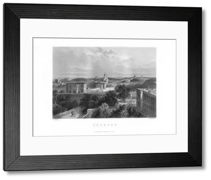 Framed Print : Lucknow, India, 1893. Artist: Edward Paxman Brandard Framed Print : Lucknow, India, 1893. Artist: Edward Paxman Brandard