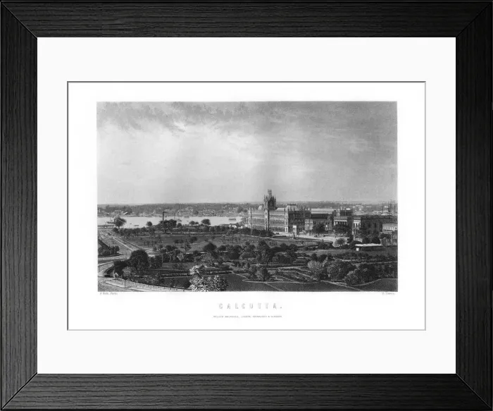 Framed Print : Calcutta, India, 1893. Artist: R Dawson Framed Print : Calcutta, India, 1893. Artist: R Dawson