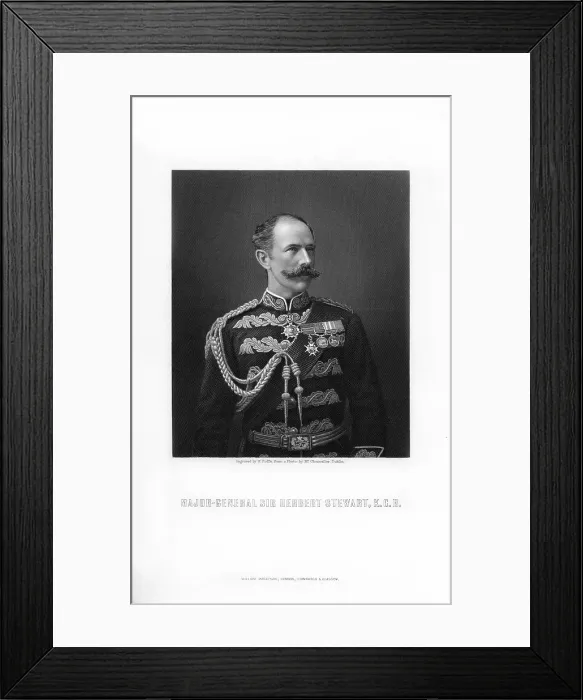 Framed Print : Sir Herbert Stewart, British soldier, (1893). Creator: William Roffe Framed Print : Sir Herbert Stewart, British soldier, (1893). Creator: William Roffe