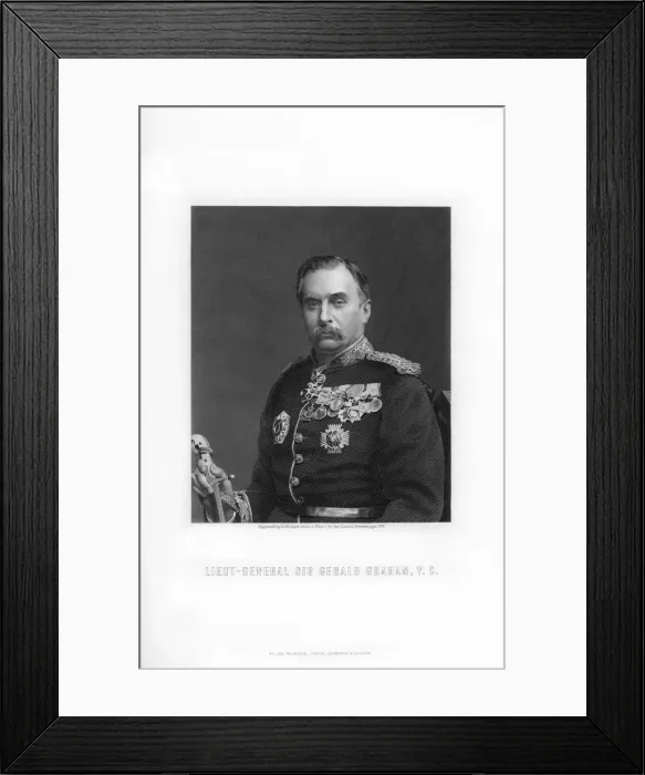Framed Print : Sir Gerald Graham, British Lieutenant-General, 1893. Artist: E Stodart Framed Print : Sir Gerald Graham, British Lieutenant-General, 1893. Artist: E Stodart