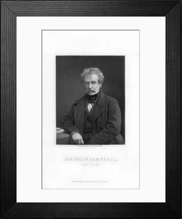 Framed Print : Field Marshal Sir Colin Campbell, 1st Baron Clyde, (1792-1863), Scottish soldier, 1893. Artist: Holl
