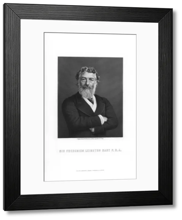 Framed Print : Frederic Leighton, 1st Baron Leighton, English painter and sculptor, (1899). Artist: W Roffe Framed Print : Frederic Leighton, 1st Baron Leighton, English painter and sculptor, (1899). Artist: W Roffe