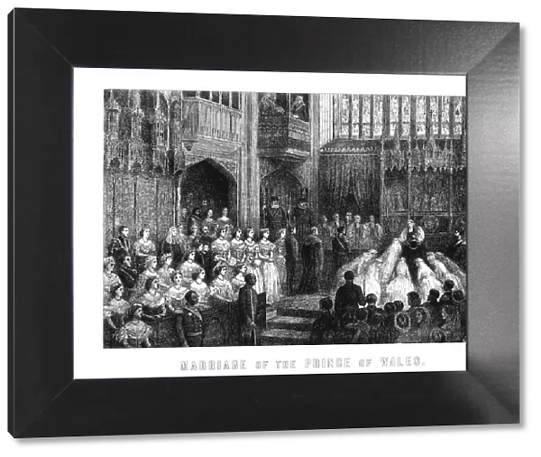 Marriage of the Prince of Wales, St Georges Chapel, Windsor on 10 March 1863, (1899)