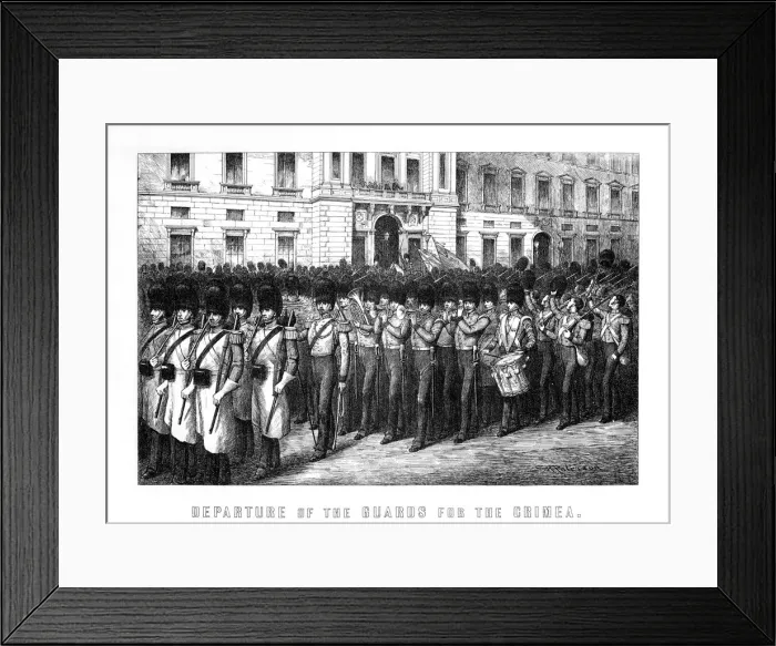 Framed Print : Departure of the Guards for the Crimea, 1854 (1899)