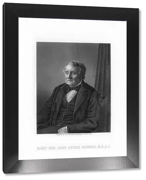John Arthur Roebuck, British politician, (1881). Artist: E Stodart