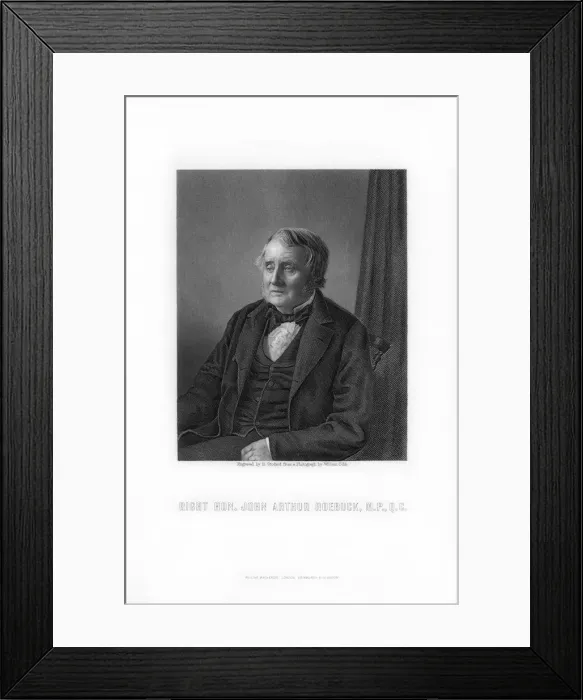 Framed Print : John Arthur Roebuck, British politician, (1881). Artist: E Stodart Framed Print : John Arthur Roebuck, British politician, (1881). Artist: E Stodart