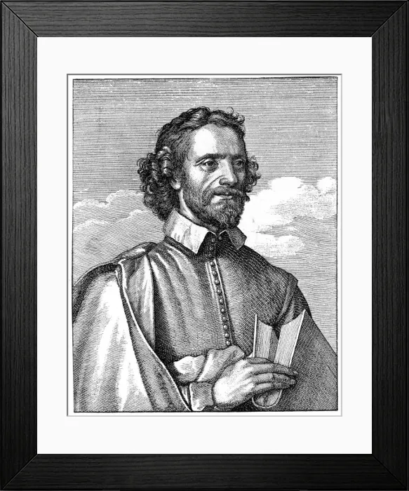 Framed Print : Franciscus Junius, pioneer of Germanic philology, 1887 Framed Print : Franciscus Junius, pioneer of Germanic philology, 1887