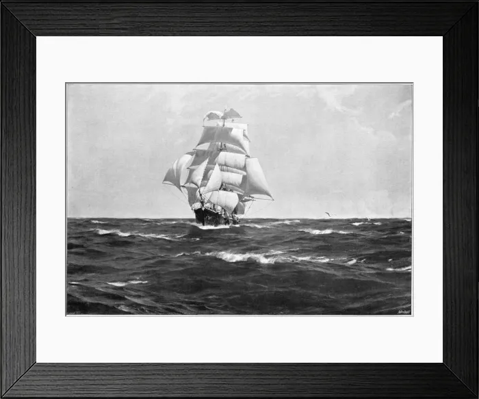 Framed Print : Homeward Bound, 1903. Artist: Thomas J Somerscales Framed Print : Homeward Bound, 1903. Artist: Thomas J Somerscales