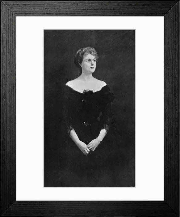Framed Print : Mrs Errol Guy Turner, 1903. Artist: Hubert von Herkomer Framed Print : Mrs Errol Guy Turner, 1903. Artist: Hubert von Herkomer