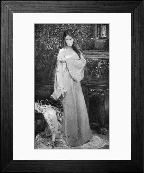 Framed Print : Griselda, 1903. Artist: George William Joy Framed Print : Griselda, 1903. Artist: George William Joy