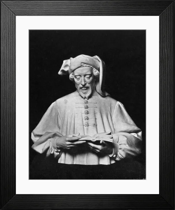 Framed Print : Geoffrey Chaucer, English author, poet, philosopher, bureaucrat, and diplomat, (1903). Artist: George Frampton Framed Print : Geoffrey Chaucer, English author, poet, philosopher, bureaucrat, and diplomat, (1903). Artist: George Frampton