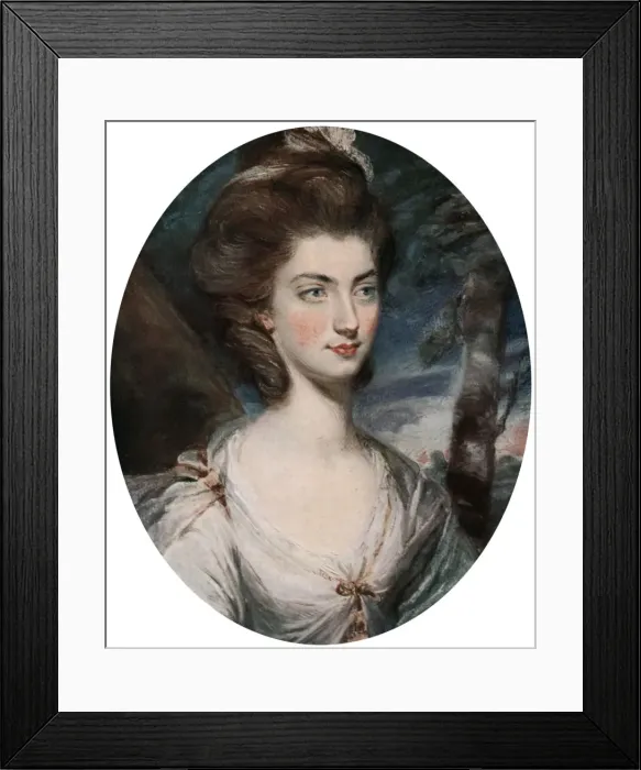 Framed Print : Lady Charlotte Hill, Countess Talbot, 18th century (1913). Artist: Daniel Gardner Framed Print : Lady Charlotte Hill, Countess Talbot, 18th century (1913). Artist: Daniel Gardner