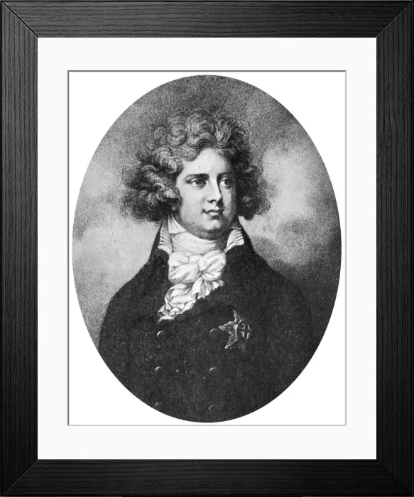 Framed Print : The Prince of Wales, late 18th century (1912). Artist: John Conde Framed Print : The Prince of Wales, late 18th century (1912). Artist: John Conde