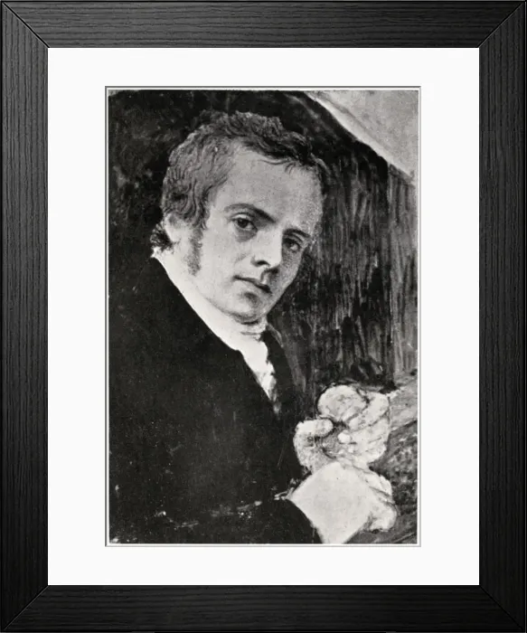 Framed Print : John Conde, French-born British engraver, late 18th century (1912). Artist: Richard Cosway Framed Print : John Conde, French-born British engraver, late 18th century (1912). Artist: Richard Cosway