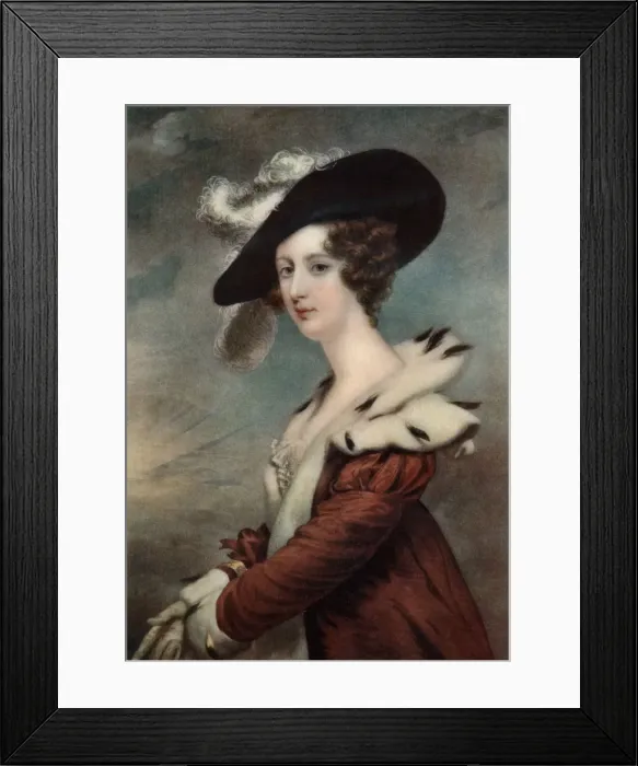 Framed Print : Mrs Agar Ellis, 19th century (1910). Artist: Samuel William Reynolds Framed Print : Mrs Agar Ellis, 19th century (1910). Artist: Samuel William Reynolds