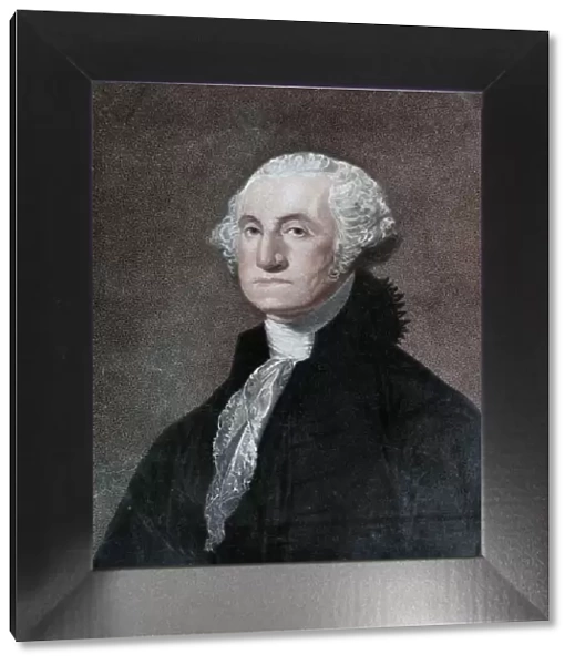 George Washington, first President of the United States, c1798 (1912). Artist: William Nutter