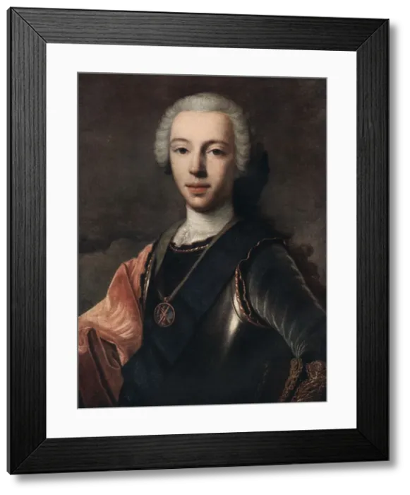 Framed Print : Prince Charles Edward Stuart, 18th century (1912). Artist: Van Loo Family Framed Print : Prince Charles Edward Stuart, 18th century (1912). Artist: Van Loo Family