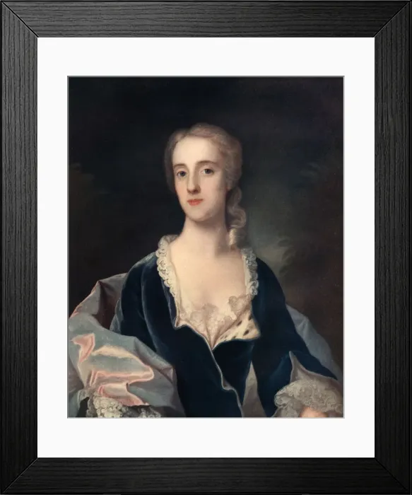Framed Print : Miss Hannah Russell, 18th century (1912). Artist: William Hoare Framed Print : Miss Hannah Russell, 18th century (1912). Artist: William Hoare