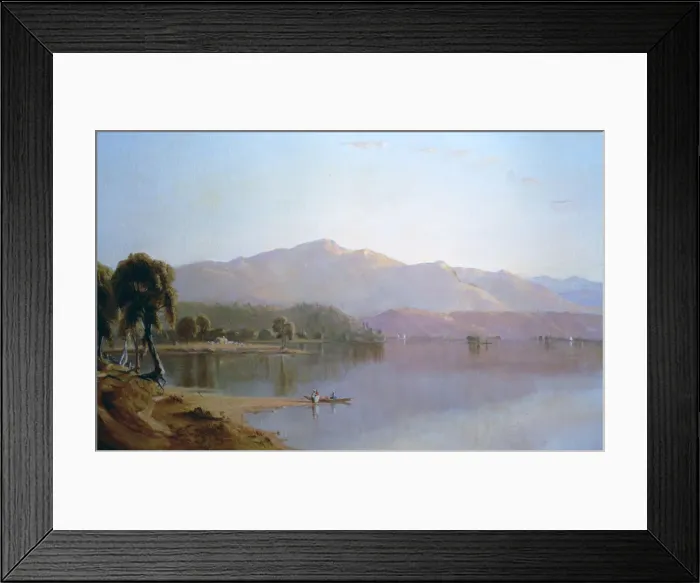 Framed Print : Lake George, New York, c1843-1880. Artist: Sanford Robinson Gifford Framed Print : Lake George, New York, c1843-1880. Artist: Sanford Robinson Gifford