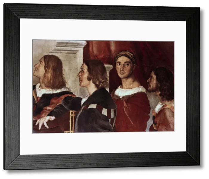 Framed Print : The Mass at Bolsena, (detail), 1512. Artist: Raphael Framed Print : The Mass at Bolsena, (detail), 1512. Artist: Raphael