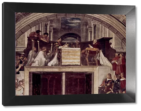 The Mass at Bolsena, 1512. Artist: Raphael