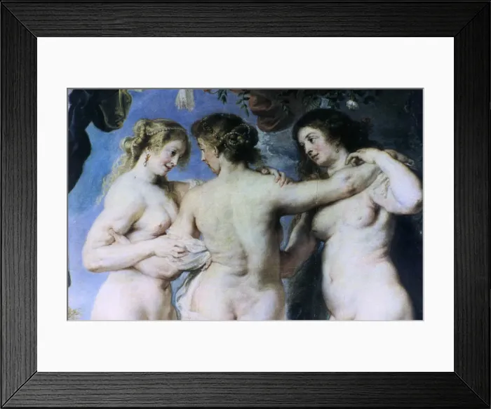 Framed Print : The Three Graces, (detail), c1636-1638. Artist: Peter Paul Rubens