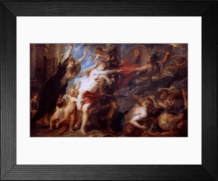 Framed Print : The Consequences of War, 1638. Artist: Peter Paul Rubens Framed Print : The Consequences of War, 1638. Artist: Peter Paul Rubens