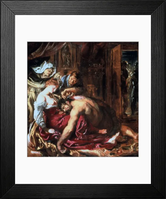 Framed Print : Samson and Delilah, c1609-1610. Artist: Peter Paul Rubens Framed Print : Samson and Delilah, c1609-1610. Artist: Peter Paul Rubens