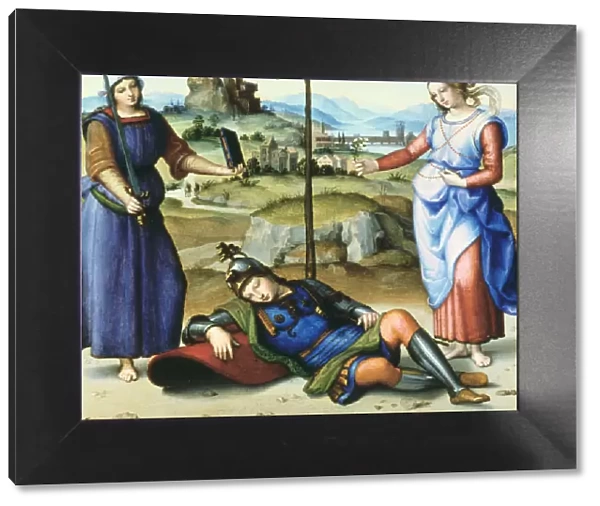 Vision of a Knight, c1504. Artist: Raphael