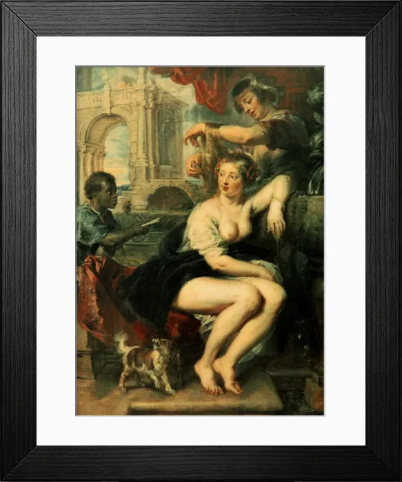 Framed Print : Bathsheba at the Fountain, c1635. Artist: Peter Paul Rubens