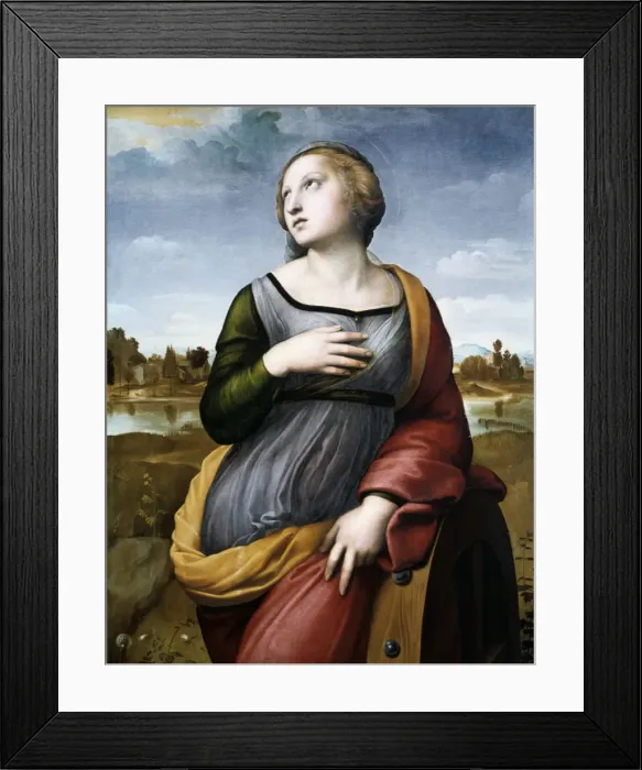 Framed Print : Saint Catherine of Alexandria, c1507. Artist: Raphael Framed Print : Saint Catherine of Alexandria, c1507. Artist: Raphael