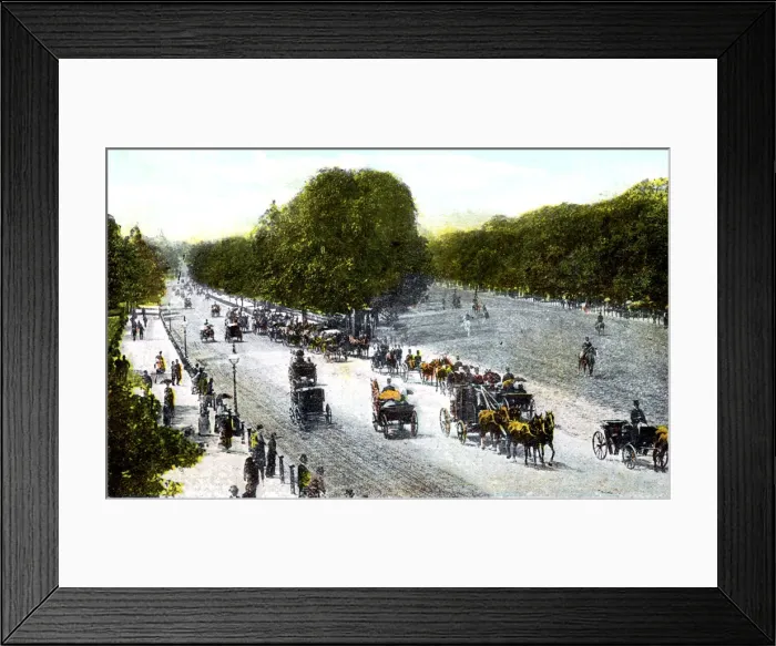 Framed Print : Rotten Row, Hyde Park, London, 20th Century Framed Print : Rotten Row, Hyde Park, London, 20th Century