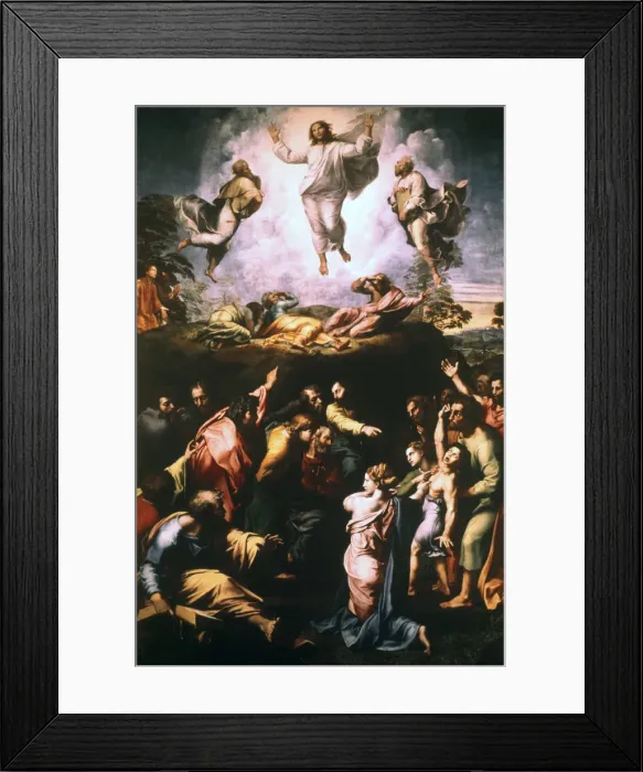 Framed Print : The Transfiguration, c1519-1520. Artist: Raphael Framed Print : The Transfiguration, c1519-1520. Artist: Raphael
