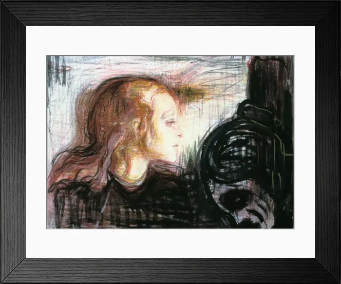 Framed Print : Child, 1896. Artist: Edvard Munch Framed Print : Child, 1896. Artist: Edvard Munch