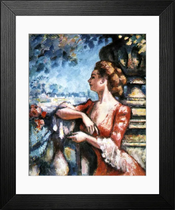 Framed Print : Expectation, 1907. Artist: Charles Guerin Framed Print : Expectation, 1907. Artist: Charles Guerin