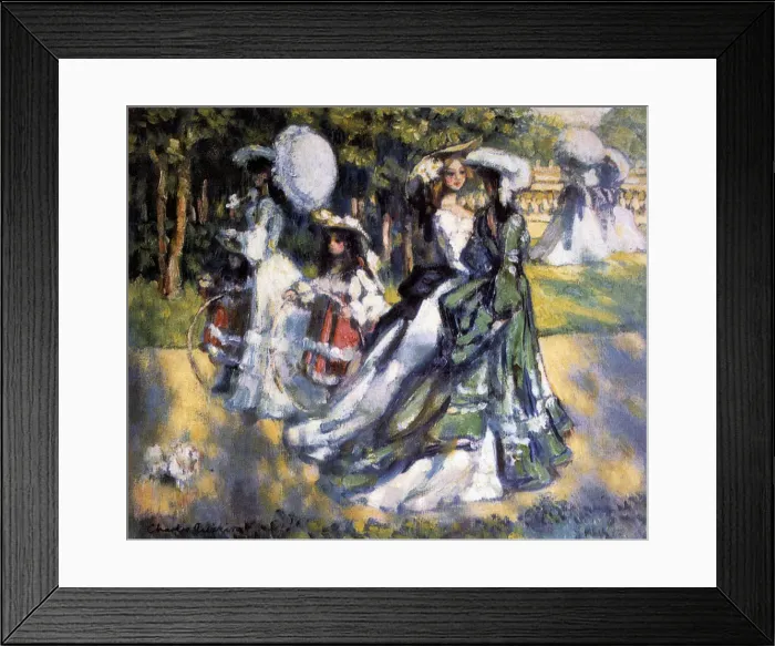 Framed Print : Promenade, c1911. Artist: Charles Guerin Framed Print : Promenade, c1911. Artist: Charles Guerin