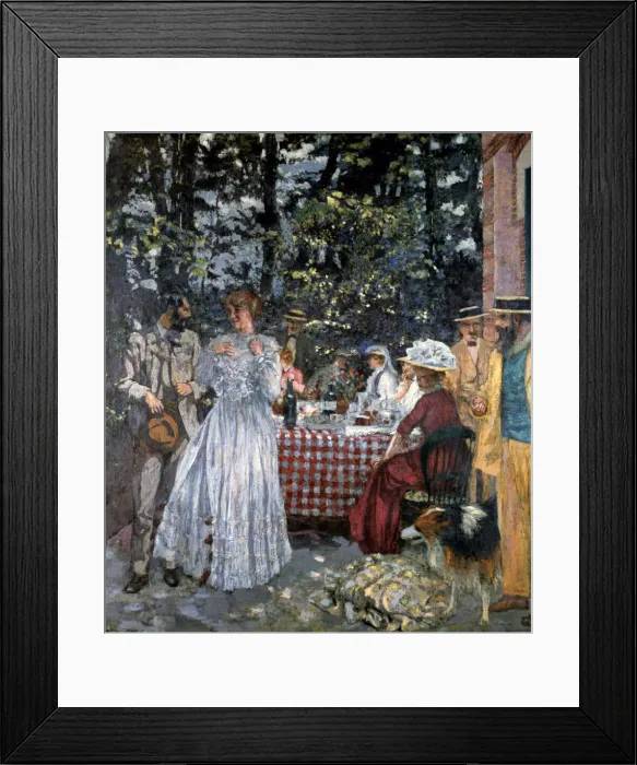 Framed Print : Lunch at Vasouy, 1901. Artist: Edouard Vuillard Framed Print : Lunch at Vasouy, 1901. Artist: Edouard Vuillard