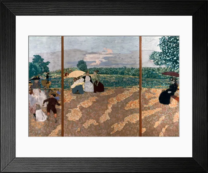 Framed Print : The Public Gardens (detail), 1894. Artist: Edouard Vuillard Framed Print : The Public Gardens (detail), 1894. Artist: Edouard Vuillard