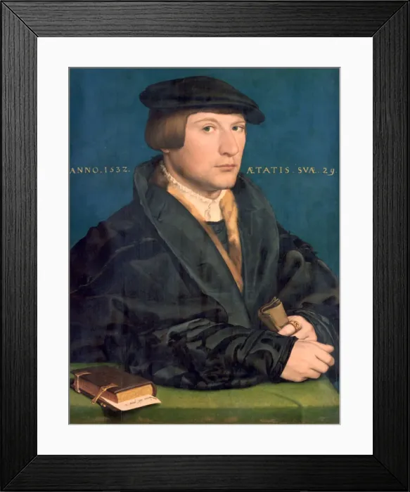 Framed Print : Portrait of a Member of the Wedigh Family, 1532. Artist: Hans Holbein the Younger Framed Print : Portrait of a Member of the Wedigh Family, 1532. Artist: Hans Holbein the Younger