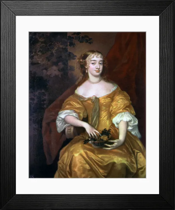 Framed Print : Margaret Brooke, Lady Denham, c1660s. Artist: Peter Lely Framed Print : Margaret Brooke, Lady Denham, c1660s. Artist: Peter Lely