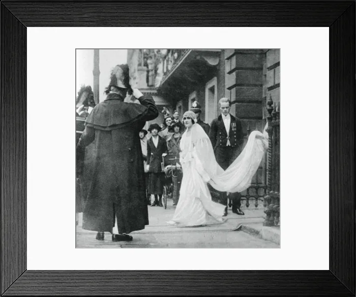 Framed Print : Lady Elizabeth Bowes-Lyon on her way to be married at Westminster Abbey, 26 April 1923, (1937) Framed Print : Lady Elizabeth Bowes-Lyon on her way to be married at Westminster Abbey, 26 April 1923, (1937)