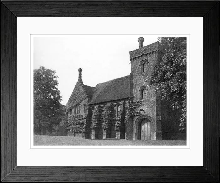 Framed Print : Old Hatfield House, Herfordshire, 1896. Artist: Boussod, Valadon & Co Framed Print : Old Hatfield House, Herfordshire, 1896. Artist: Boussod, Valadon & Co