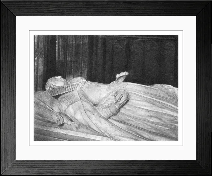 Framed Print : Tomb of Queen Elizabeth I, Westminster Abbey, (1896) Framed Print : Tomb of Queen Elizabeth I, Westminster Abbey, (1896)